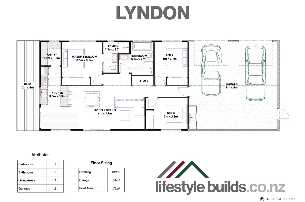 Lyndon floor plan, Lifestyle Builds